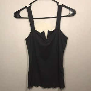 grey or maroon tank top v neck